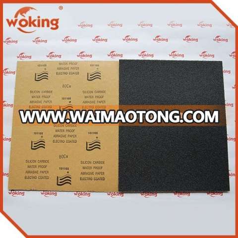 9 Inch By 11 Inch Silicon Carbide Sandpaper For Wood